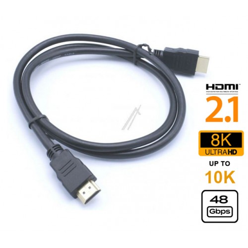 HDMI Kabëll 2.1 8K, 10K ULTRA HD edhe per PS5 dhe Xbox Series X - 1m, e certifikuar