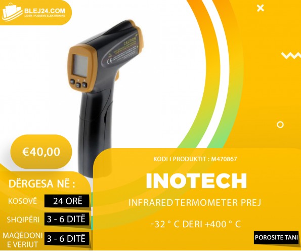 Infrared Termometer prej -32 ° C deri +400 ° C