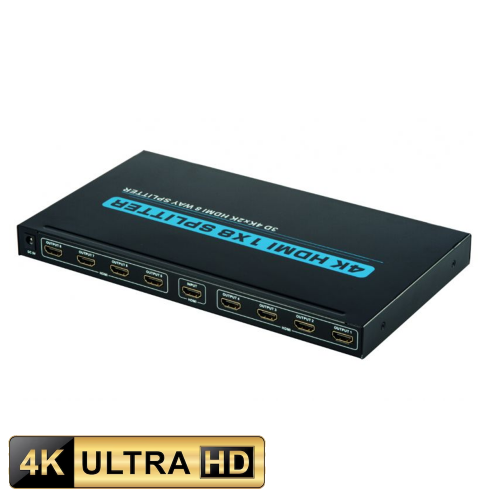 HDMI Shperndares 1X IN - 8X OUT, 3D, 4K*2K@30HZ