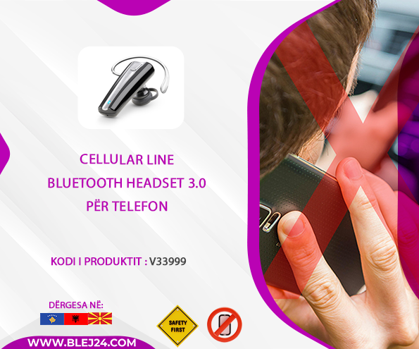 Bluetooth Headset per telefon Bluetooth 3.0 me peshe vetem 9gr