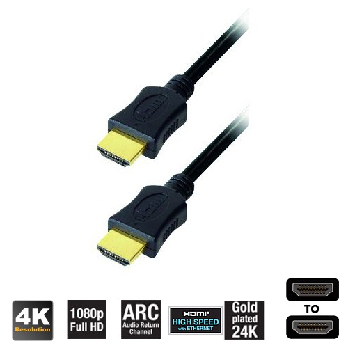 HDMI kabëll 1M ULTRA HD 4K pa filtera