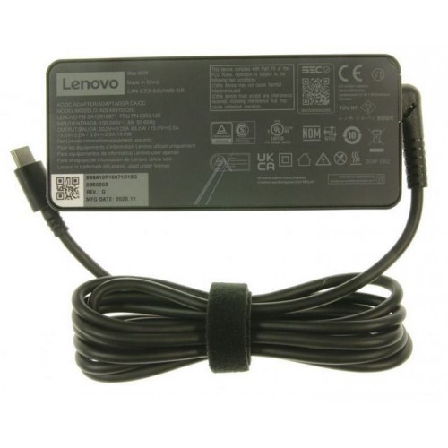 Adapter rryme Origjinal Lenovo USB-C ( Type C ) 20V / 15V / 9V / 5V / 65W
