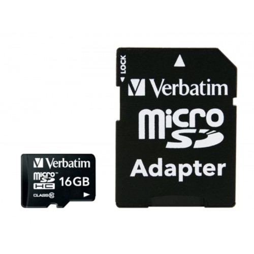 Mikro SD kartele 16GB - 10MB/s / Class 10