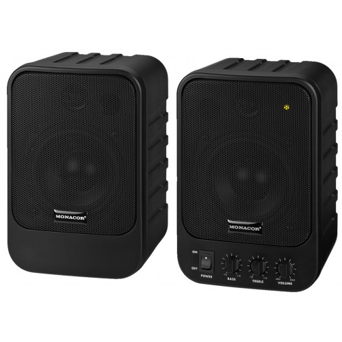 MKA-40SET/SW Compact active 2-way stereo speaker system,  2 x 10 W