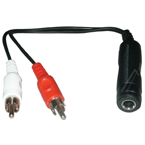 Adapter 2 RCA 6,35mm