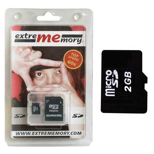 Mikro SD kartel 2GB EXTREM MEMORY
