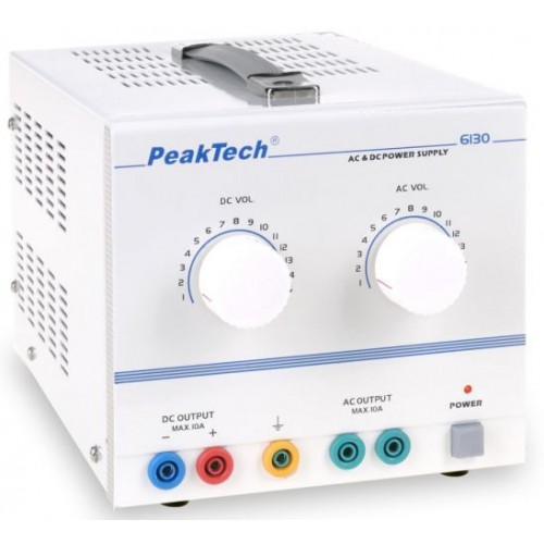 Peaktech AC/DC Laboratory Power Supply 1 - 15 V/10 A