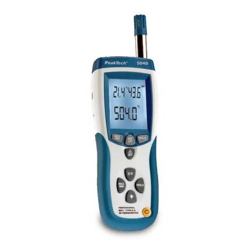 Peaktech 3 in 1 Type K & IR-Temp.-Humidity Meter with USB