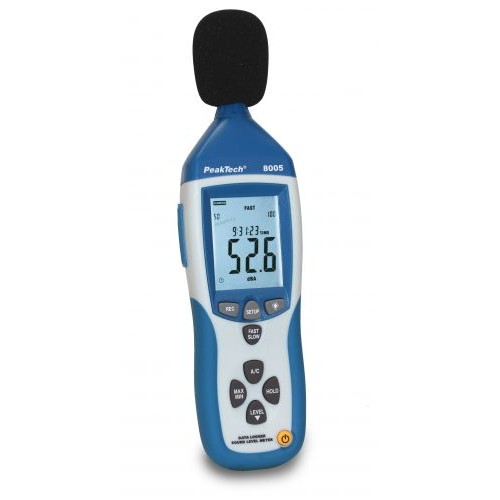 Peaktech Professional Sound Level Meter with Datalogger and USB, 4-digit